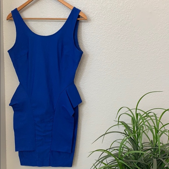 LoveCulture Bright Blue Cocktail Dress - Picture 1 of 4